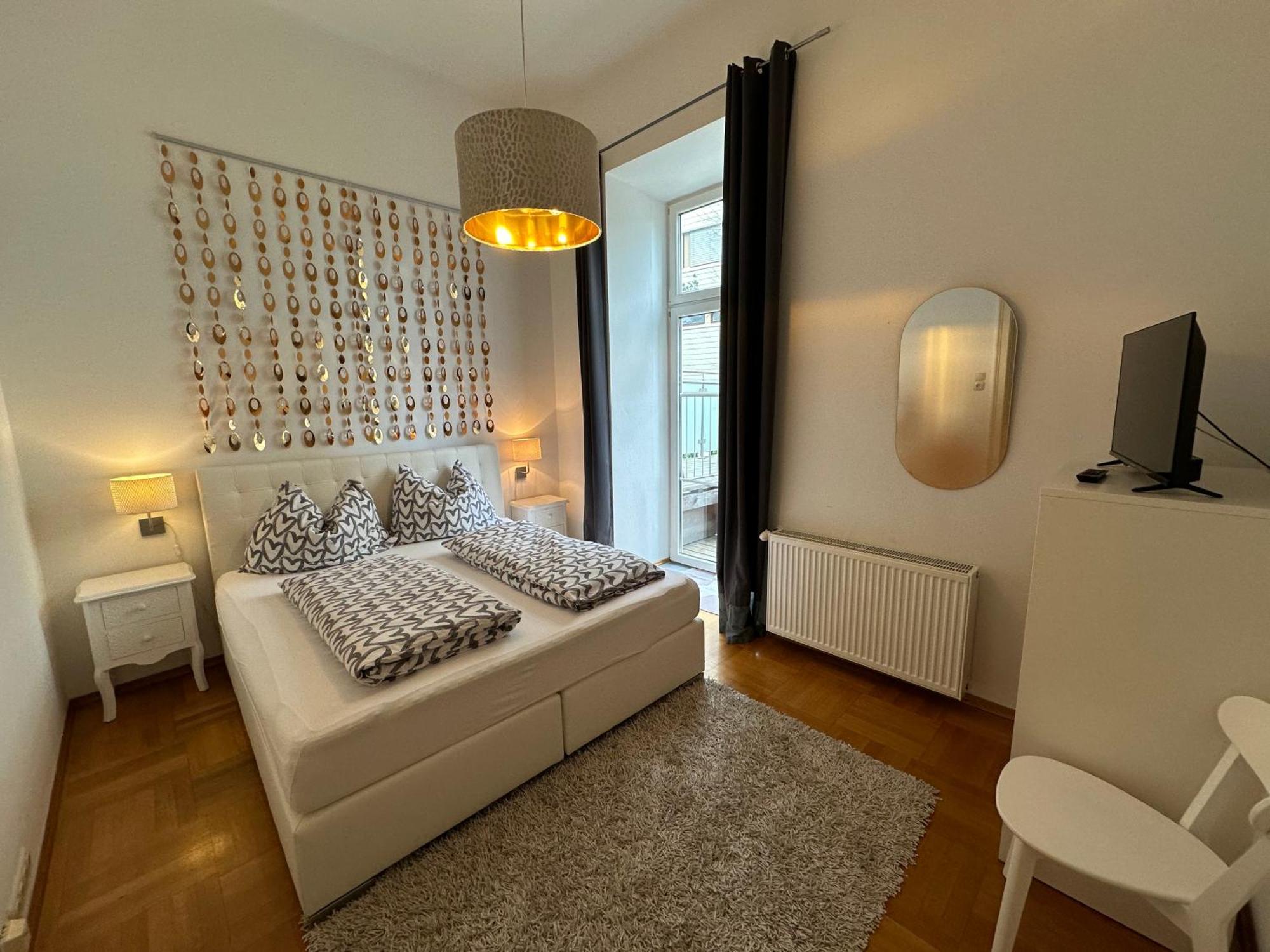 Kristall Doppelzimmer Direkt Im Zentrum, Balkon バート・イシュル エクステリア 写真
