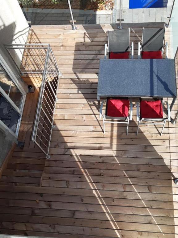 Kristall Doppelzimmer Direkt Im Zentrum, Balkon バート・イシュル エクステリア 写真